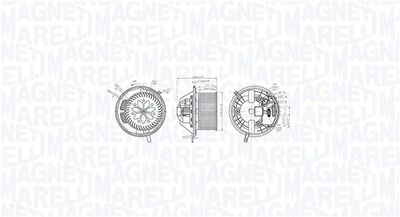 Interior Blower MAGNETI MARELLI 069412760010