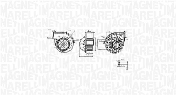 MAGNETI MARELLI 069412761010 Interior Blower