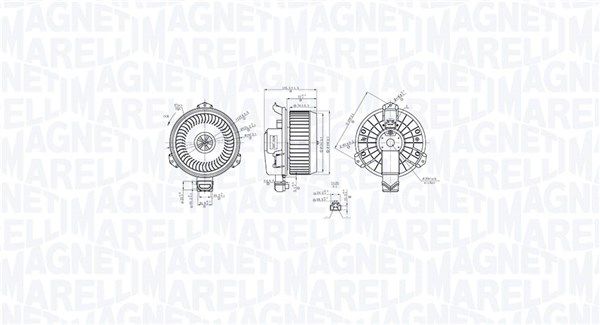 MAGNETI MARELLI 069412762010 Interior Blower