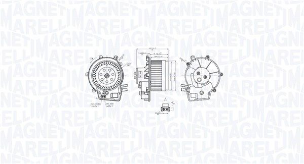 MAGNETI MARELLI 069412763010 Interior Blower