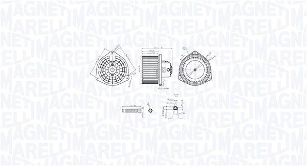 MAGNETI MARELLI 069412765010 Interior Blower