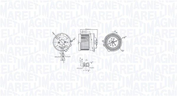 MAGNETI MARELLI 069412766010 Interior Blower