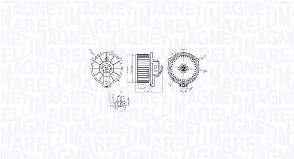 MAGNETI MARELLI 069412768010 Interior Blower
