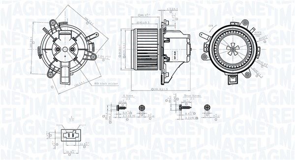 MAGNETI MARELLI 069412779010 Interior Blower