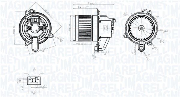 MAGNETI MARELLI 069412783010 Interior Blower