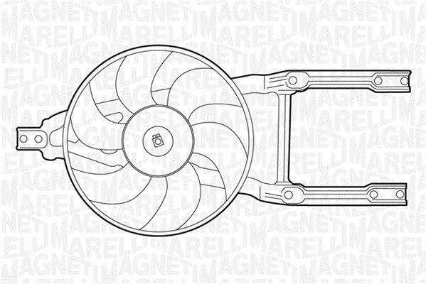 MAGNETI MARELLI 069422204010 Fan, engine cooling