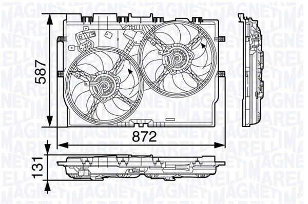 MAGNETI MARELLI 069422584010 Fan, engine cooling
