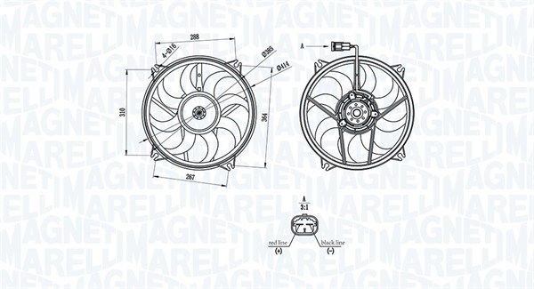 MAGNETI MARELLI 069422708010 Fan, engine cooling