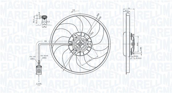 MAGNETI MARELLI 069422711010 Fan, engine cooling