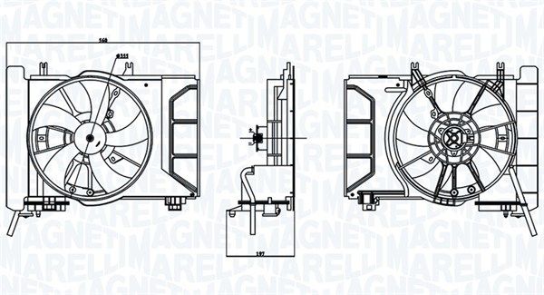 MAGNETI MARELLI 069422769010 Fan, engine cooling