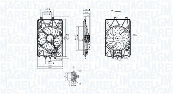 MAGNETI MARELLI 069422781010 Fan, engine cooling