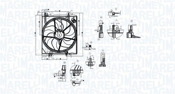 MAGNETI MARELLI 069422787010 Fan, engine cooling