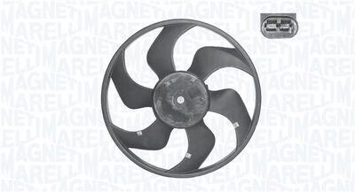 Fan, engine cooling MAGNETI MARELLI 069422810010