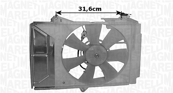 MAGNETI MARELLI 069422821010 Fan, engine cooling