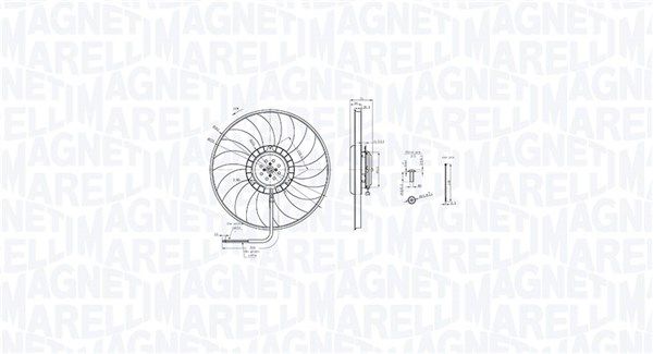 MAGNETI MARELLI 069422848010 Fan, engine cooling