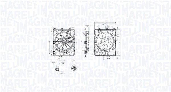 MAGNETI MARELLI 069422849010 Fan, engine cooling