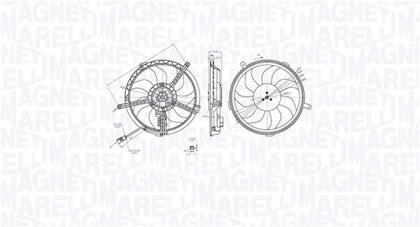MAGNETI MARELLI 069422851010 Fan, engine cooling