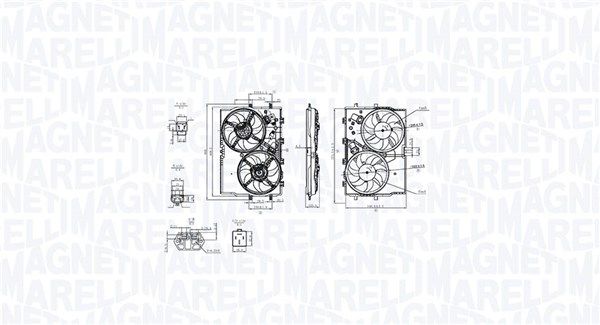 MAGNETI MARELLI 069422853010 Fan, engine cooling