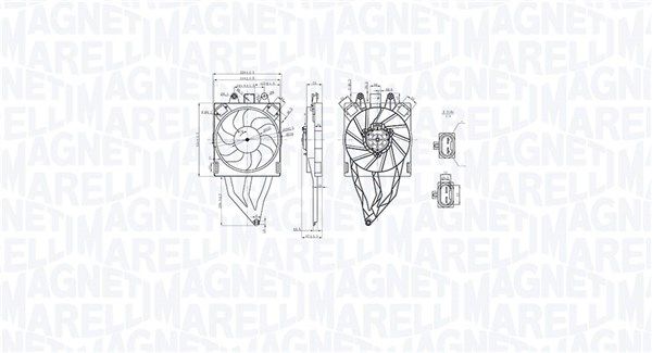 MAGNETI MARELLI 069422854010 Fan, engine cooling