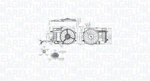 MAGNETI MARELLI 069422858010 Fan, engine cooling