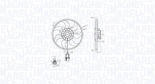 MAGNETI MARELLI 069422861010 Fan, engine cooling