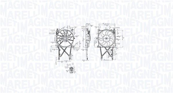 MAGNETI MARELLI 069422863010 Fan, engine cooling