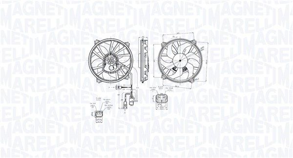 MAGNETI MARELLI 069422870010 Fan, engine cooling