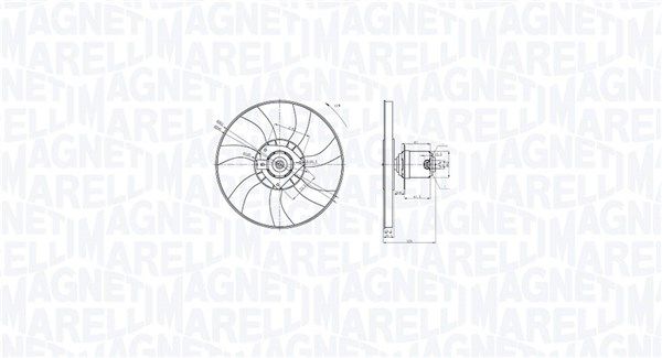 MAGNETI MARELLI 069422872010 Fan, engine cooling
