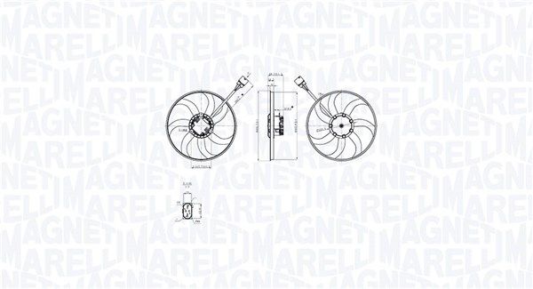 MAGNETI MARELLI 069422875010 Fan, engine cooling