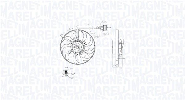 MAGNETI MARELLI 069422876010 Fan, engine cooling