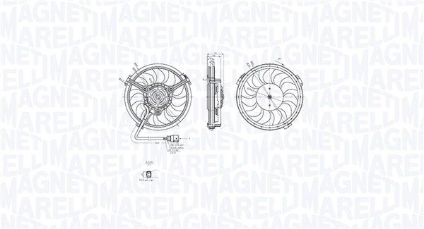 MAGNETI MARELLI 069422880010 Fan, engine cooling