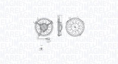 Fan, engine cooling MAGNETI MARELLI 069422880010