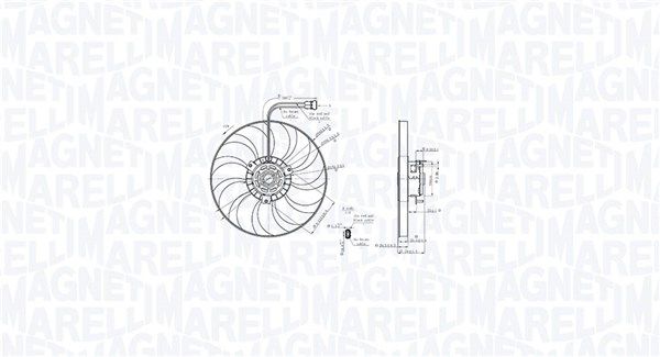 MAGNETI MARELLI 069422886010 Fan, engine cooling