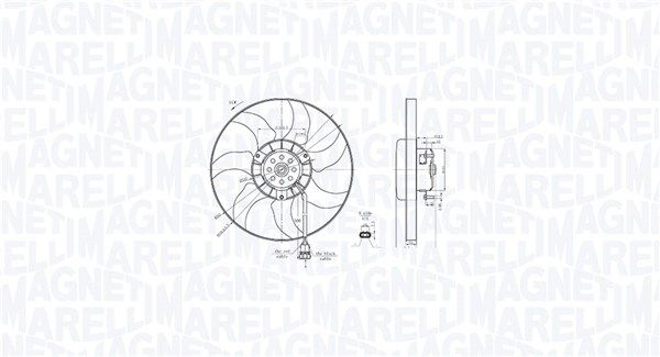MAGNETI MARELLI 069422887010 Fan, engine cooling