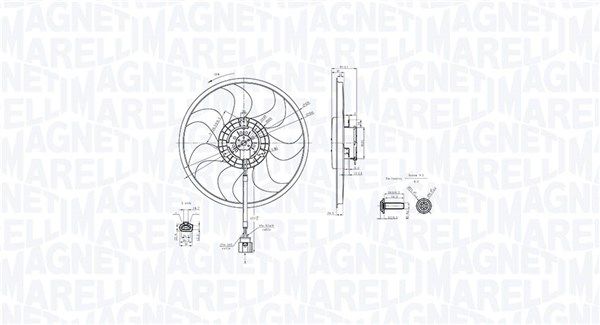 MAGNETI MARELLI 069422889010 Fan, engine cooling