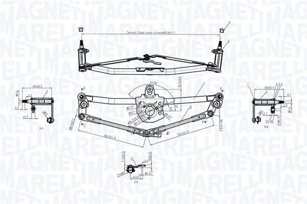 MAGNETI MARELLI 085570190010 Wiper Linkage