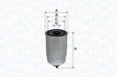 Fuel Filter MAGNETI MARELLI 153071760102