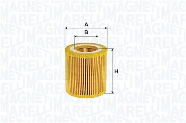 MAGNETI MARELLI 153071760782 Oil Filter
