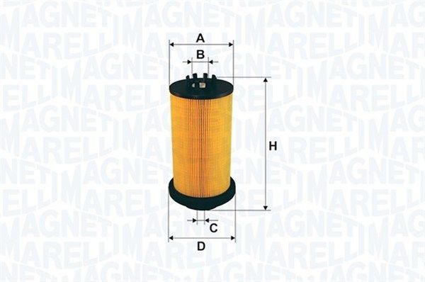 MAGNETI MARELLI 153071762484 Fuel Filter