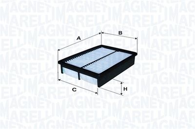 Air Filter MAGNETI MARELLI 153071762535