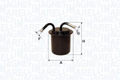 Fuel Filter MAGNETI MARELLI 153071762555