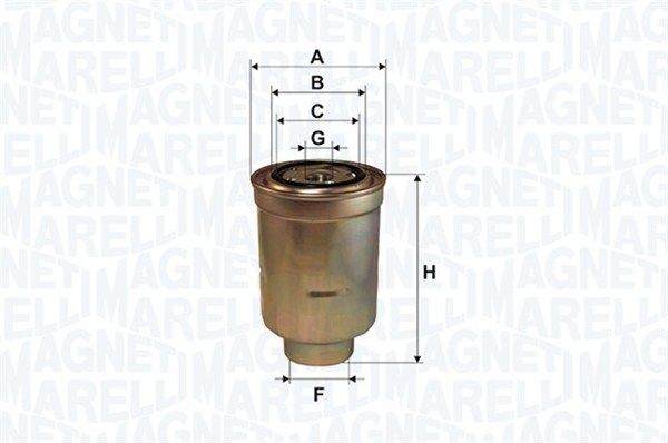 MAGNETI MARELLI 153071762560 Fuel Filter