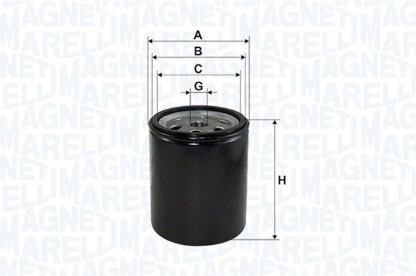 MAGNETI MARELLI 153071762561 Fuel Filter