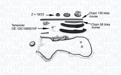 Timing Chain Kit MAGNETI MARELLI 341500001200