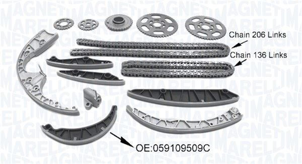MAGNETI MARELLI 341500001590 Timing Chain Kit