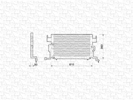 MAGNETI MARELLI 350203204000 Condenser, air conditioning