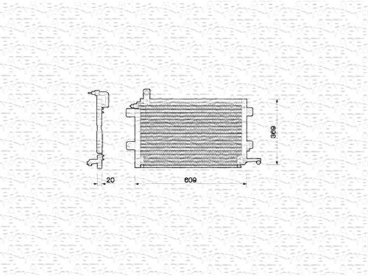 MAGNETI MARELLI 350203206000 Condenser, air conditioning