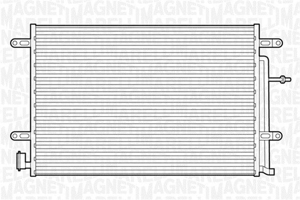 MAGNETI MARELLI 350203240000 Condenser, air conditioning