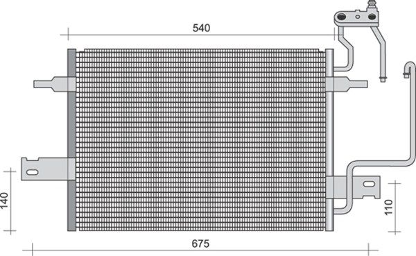MAGNETI MARELLI 350203249000 Condenser, air conditioning