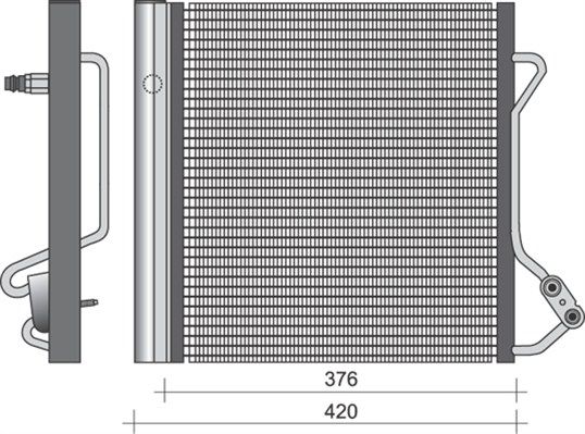 MAGNETI MARELLI 350203264000 Condenser, air conditioning